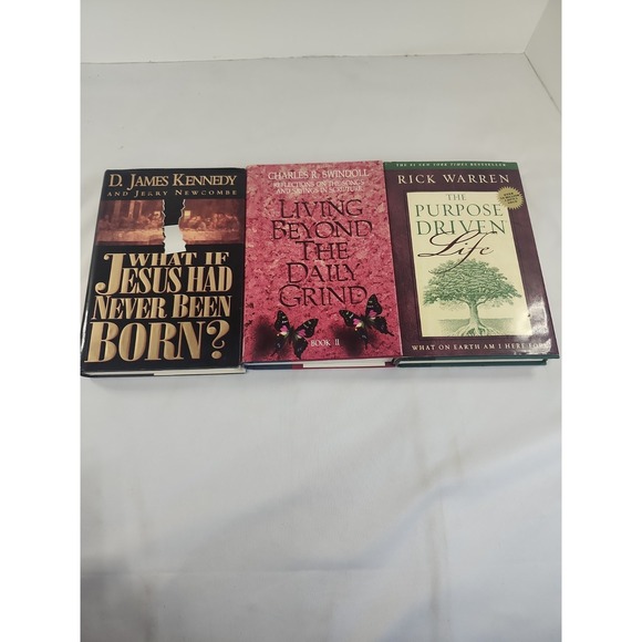 Other - Lot‎ Of 3 Christian Books Purpose Driven Life If Jesus Was Never Born & More